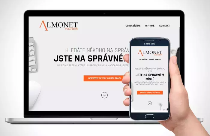Web společnosti Almonet Solution s.r.o.