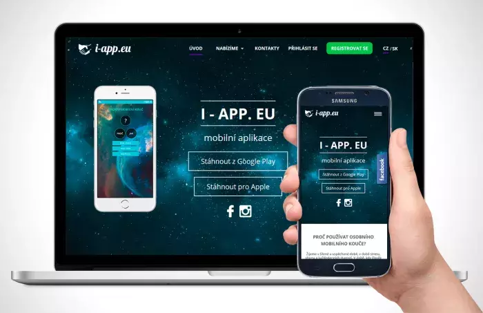 Webová prezentace i-app.eu