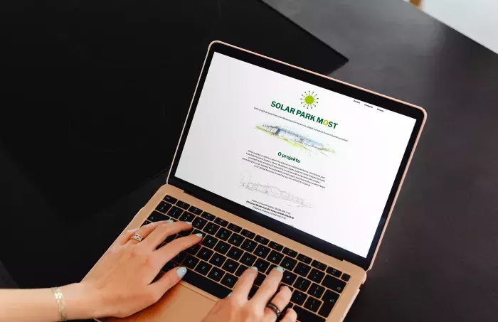 Web projektu Solar Most